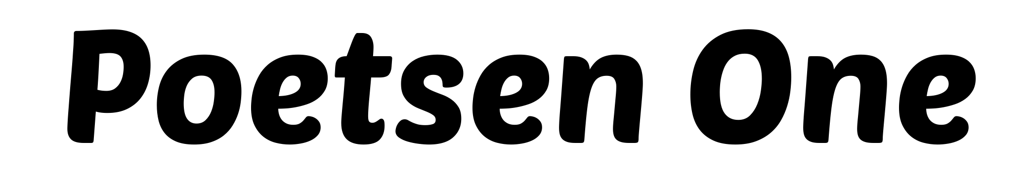 Poetsen One